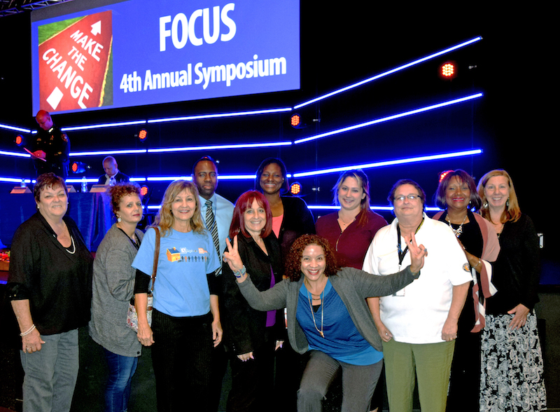 Image of members of the FOCUS (Faith Oriented Concept United to Serve) planning committee for the 4th Annual Faith-Based Symposium. Pictured are members of the committee representing various agencies to include JWB, DJJ, Pinellas County Schools, Florida Dream Center, and the Children’s Home Network.