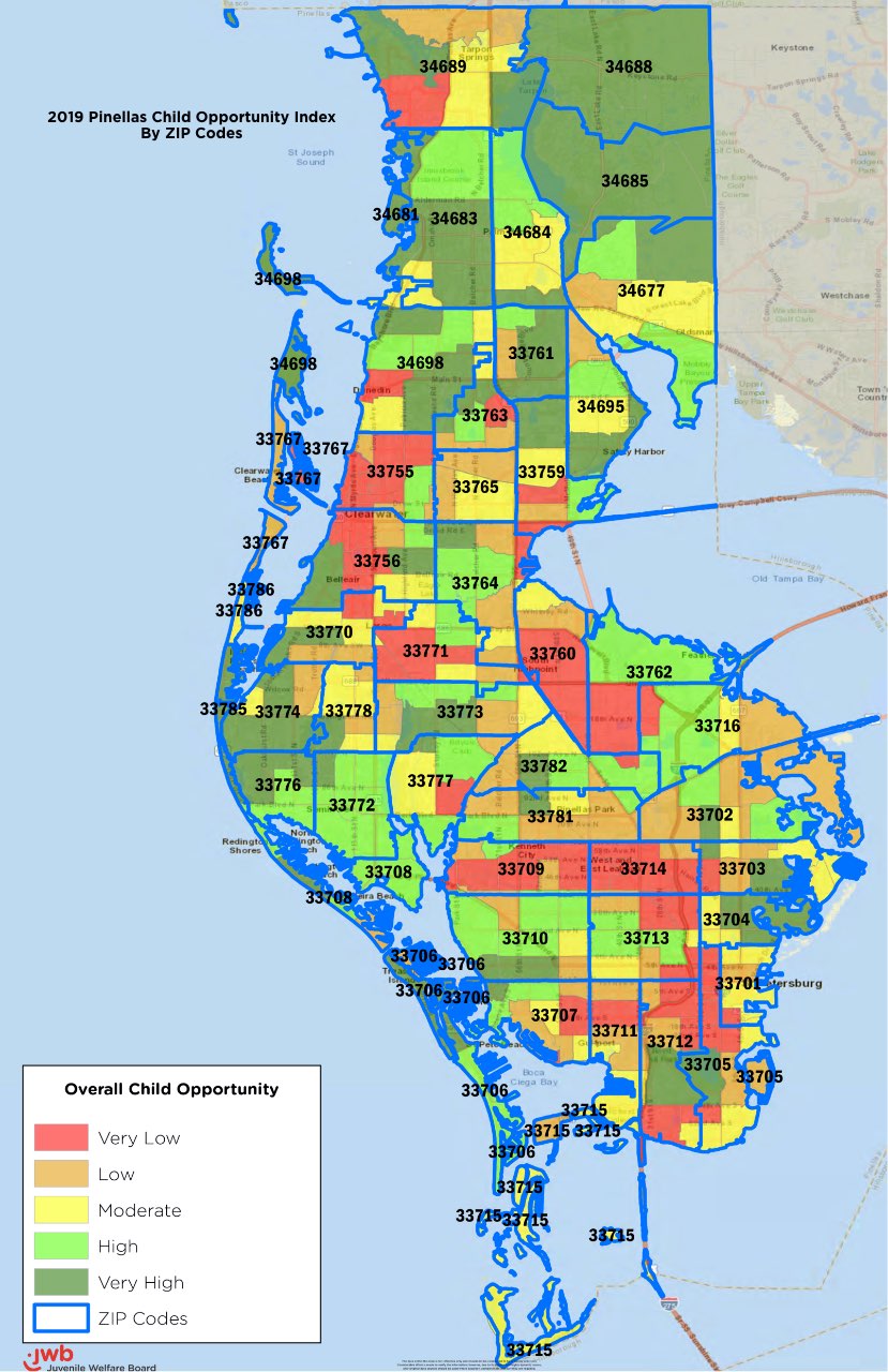 Detailed ZIP Code Map