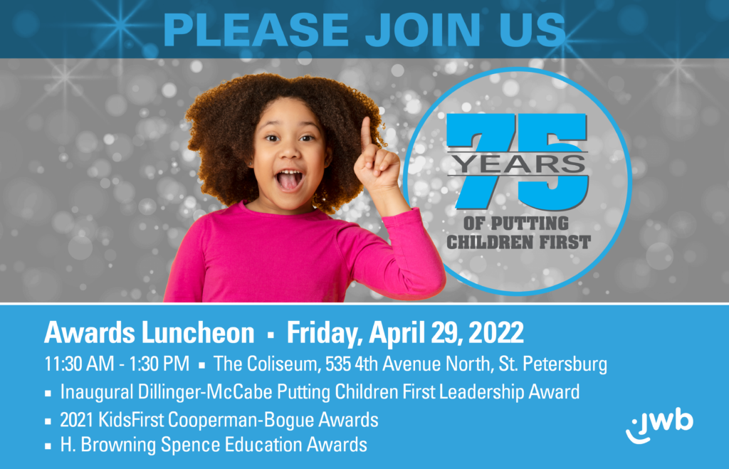 Join us to celebrate the 75th Anniversary Awards Luncheon | Friday, April 29, 2022