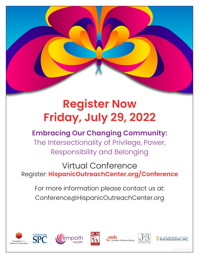 Embracing Our Changing Community: The Intersectionality of Privilege, Power, Responsibility and Belonging, Friday July 29th (Virtual conference)
