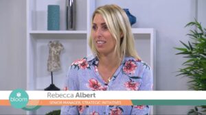 JWB Senior Manager Rebecca Albert discusses safe sleeping practices for babies on Bloom TV.
