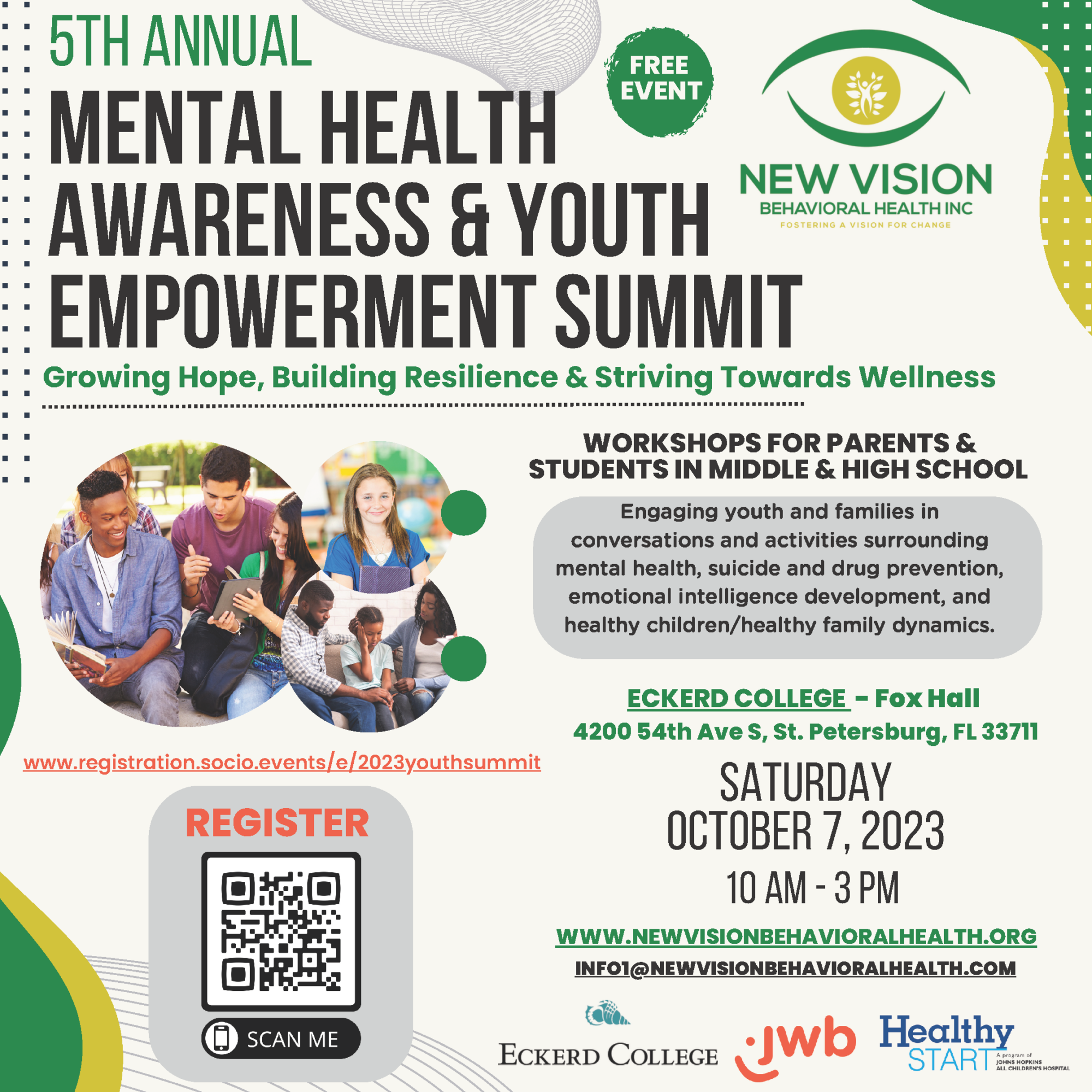 5th Annual Mental Health Awareness & Youth Empowerment Summit - JWB