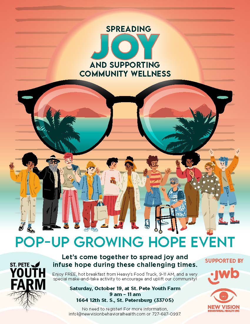 Growing in hope event flyer
