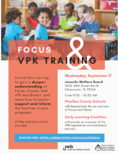 Focus, Clever + VPK Training flyer