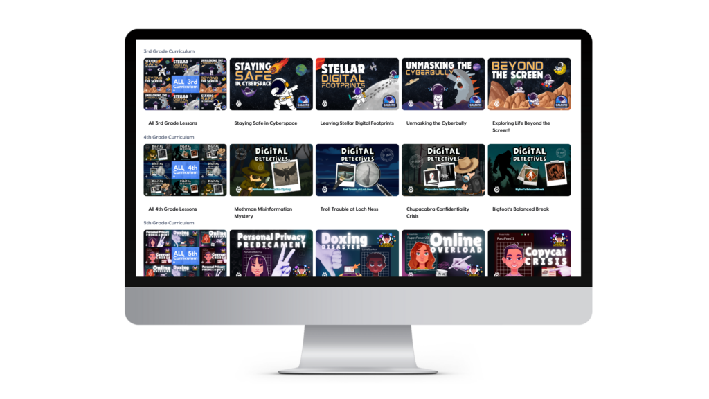 A screenshot of Parent Protech resources for digital safety that JWB is making available to Pinellas families