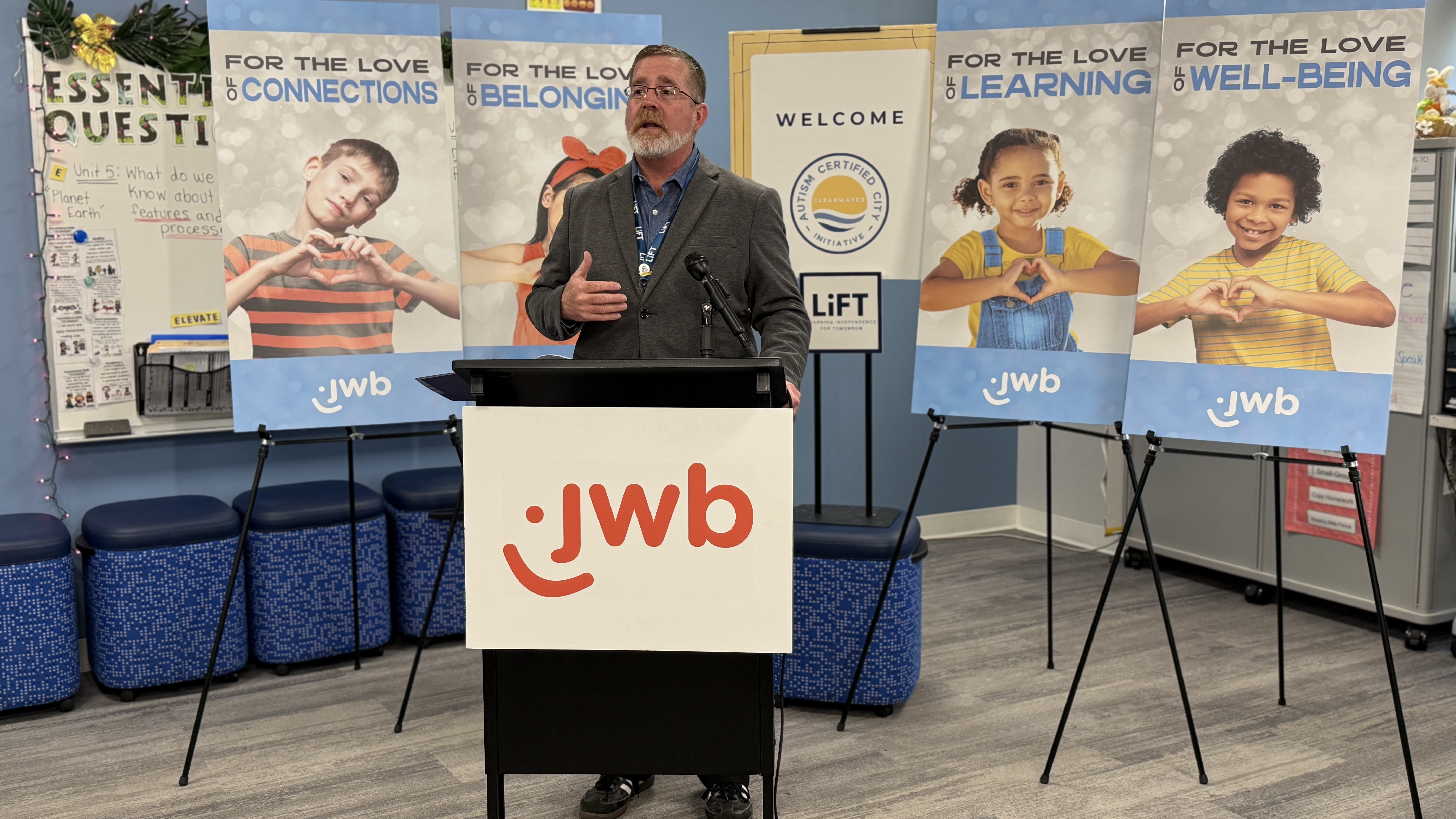 “LiFT is proud to partner with JWB and IBCCES to create a more inclusive community,” said Matt Spence, LiFT Executive Director. 