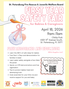 First Year Safety Fair 4.18.26 event flyer
