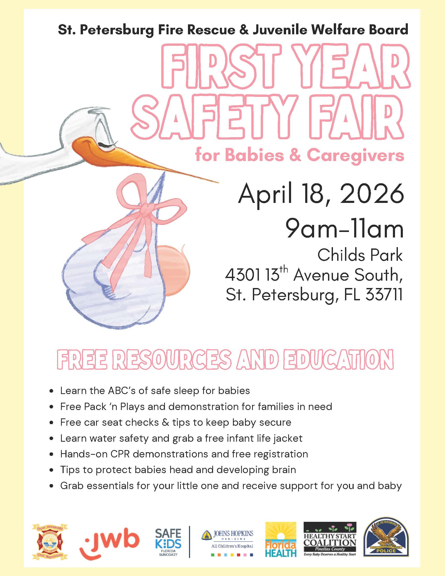 Firs Year Safety Fair Flyer