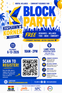 Keshawn's Korner Block Party flyer