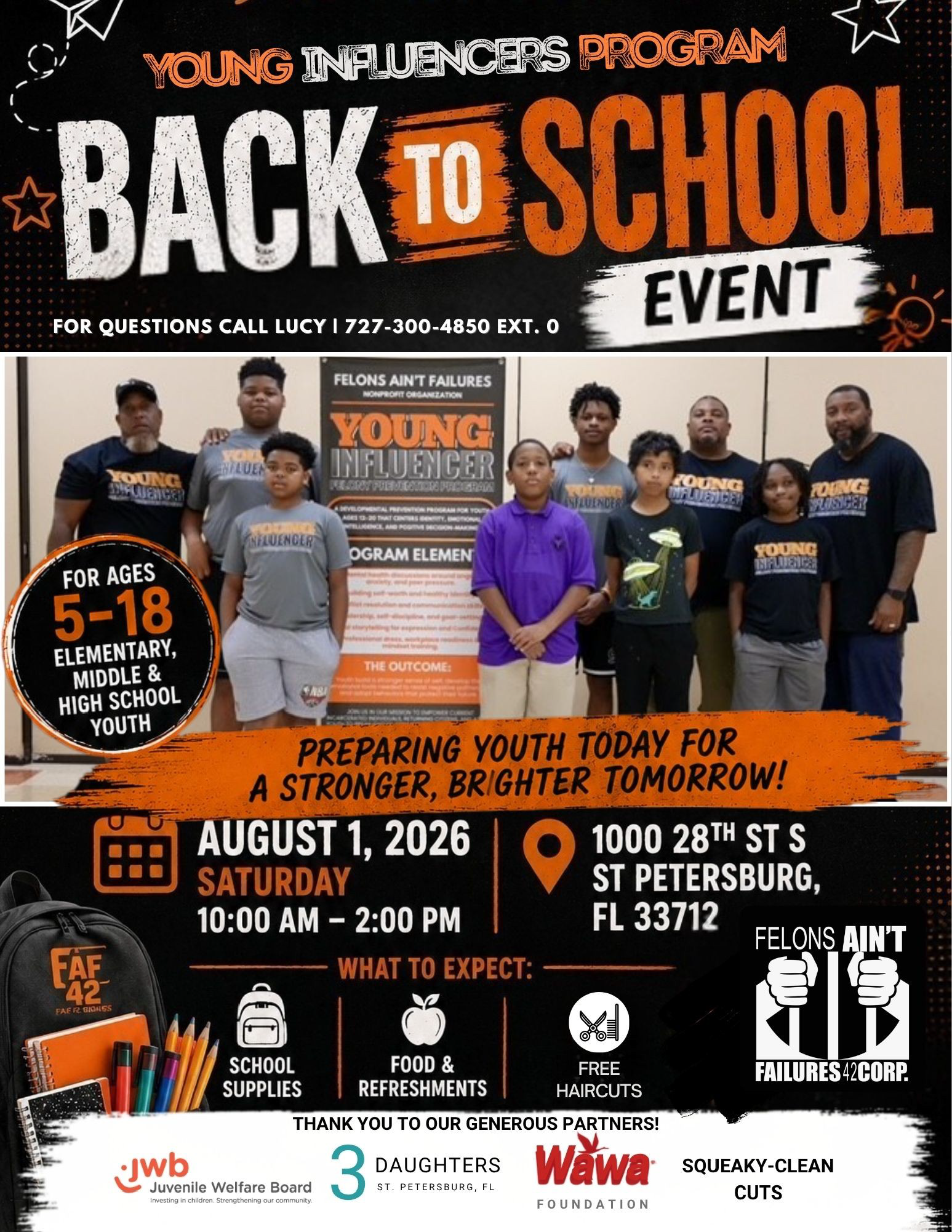 Back to School Event Flyer